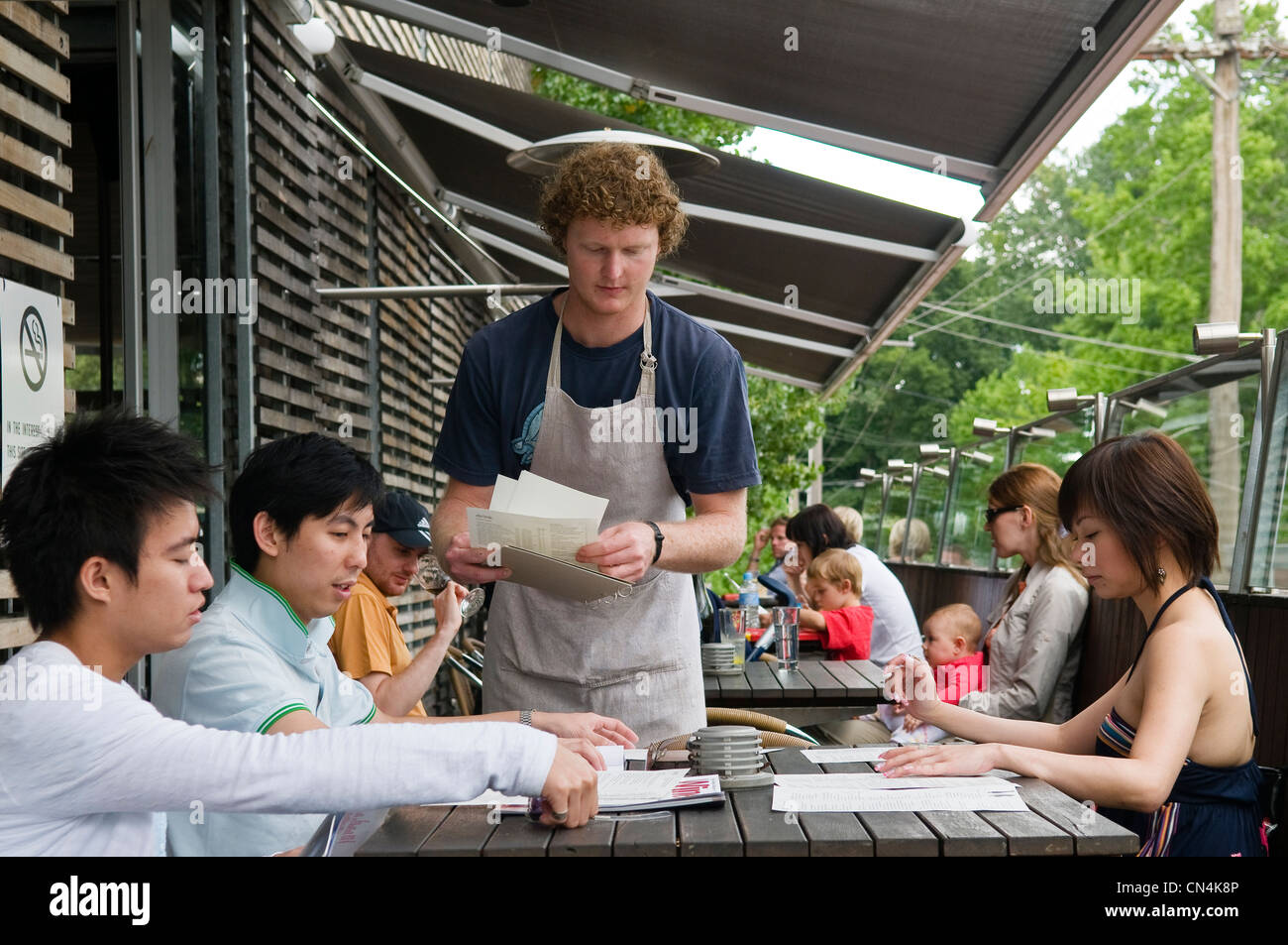 Australien, Victoria, Weinregion Yarra Valley im Norden östlich von Melbourne, Healesville, riesigen Schritt Weingut Stockfoto