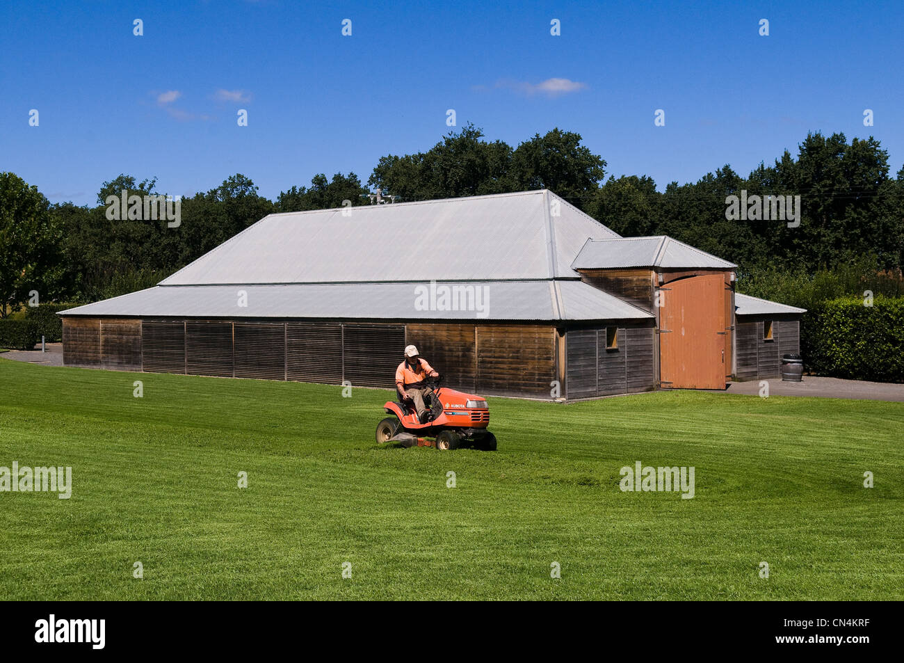 Australien, Victoria, Weinregion Yarra Valley im Norden östlich von Melbourne, Yering Station Winery Stockfoto