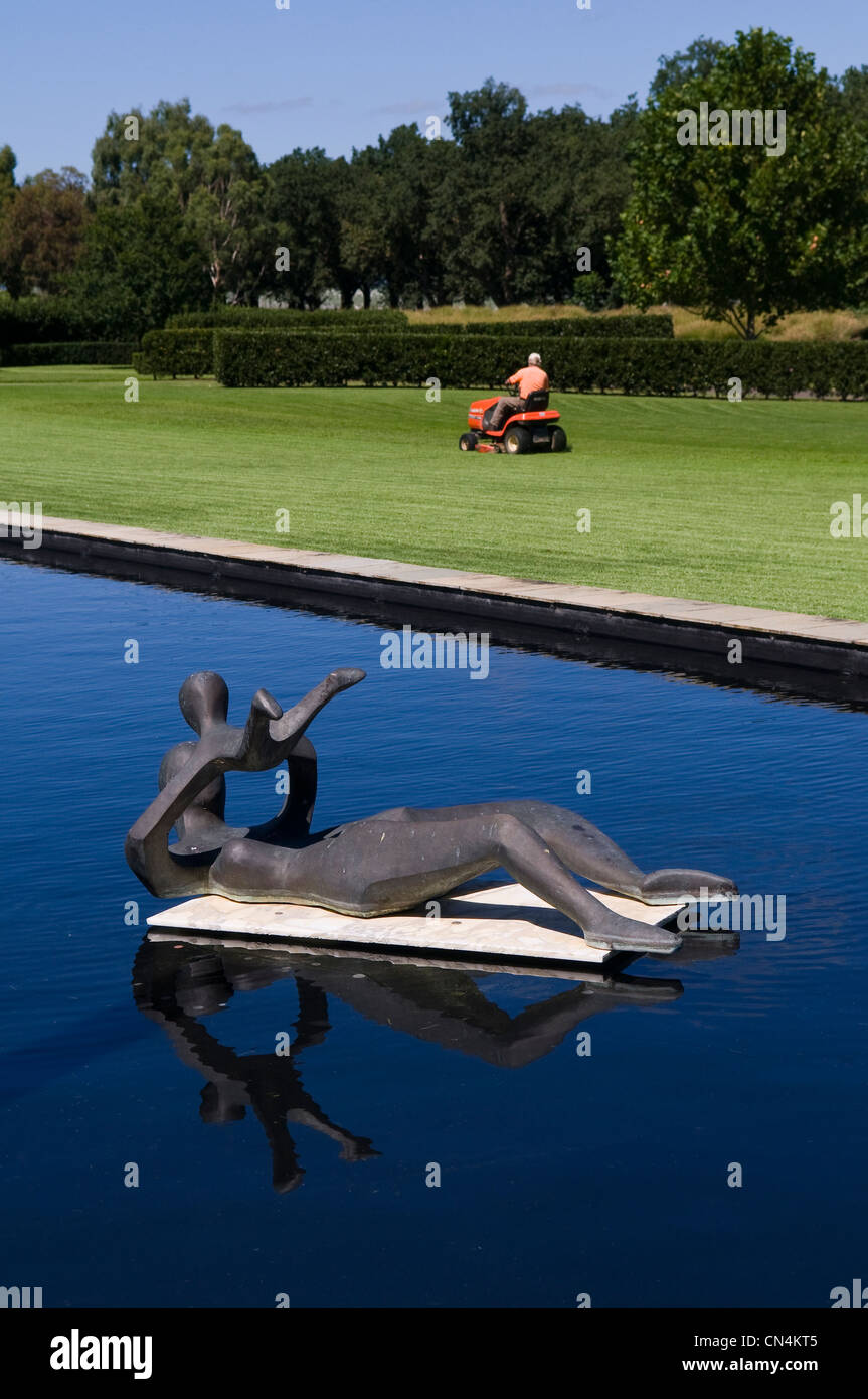 Australien, Victoria, Weinregion Yarra Valley im Norden östlich von Melbourne, Yering Station Winery Stockfoto