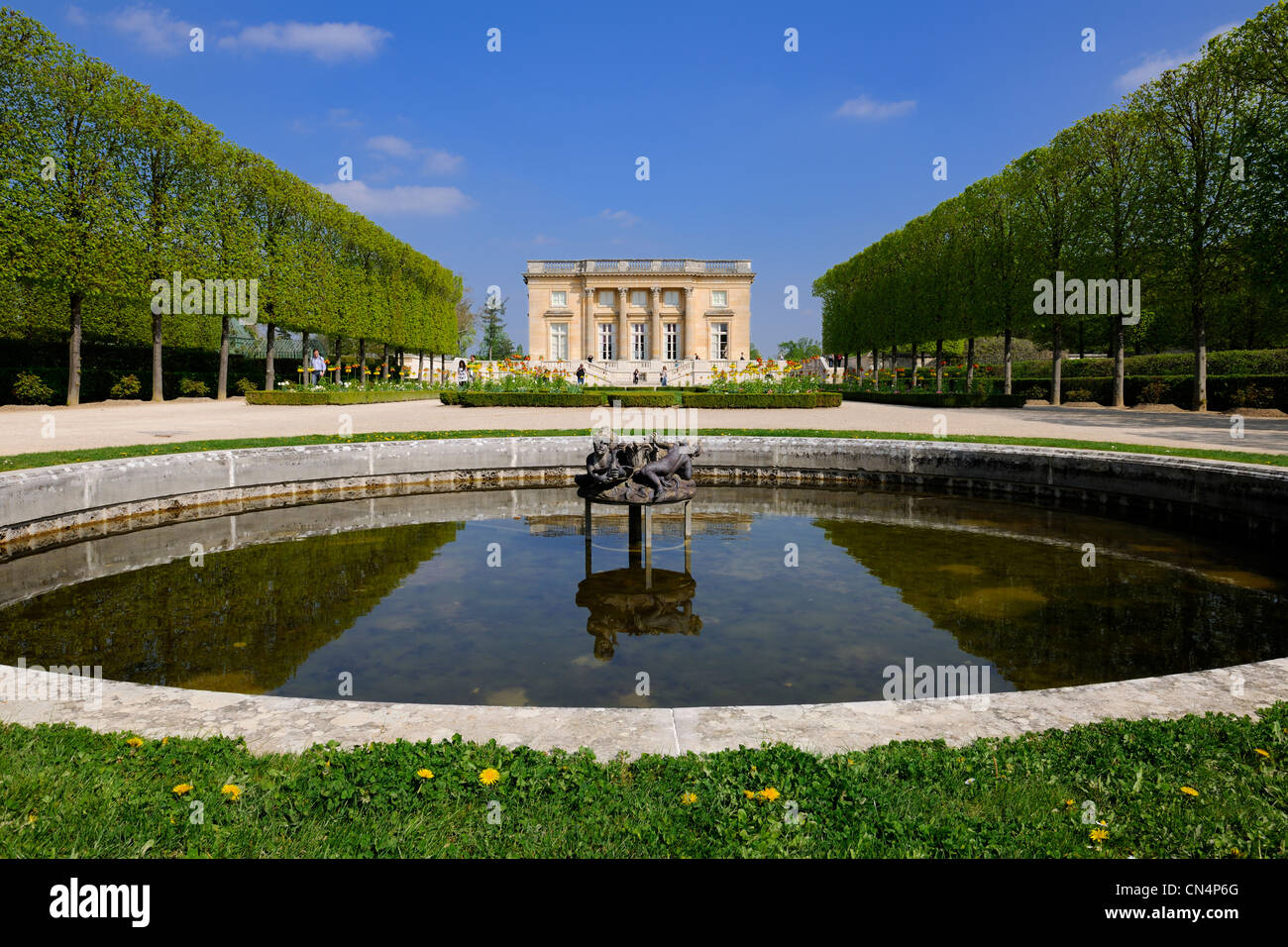 Yvelines, Frankreich, Chateau de Versailles, aufgeführt als Weltkulturerbe der UNESCO, Domaine de Marie Antoinette, das Petit Trianon Stockfoto