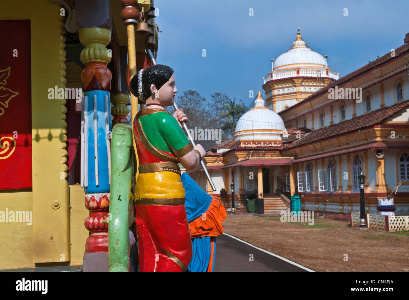 Ramnath hindu Tempel Ponda Goa Indien Stockfoto