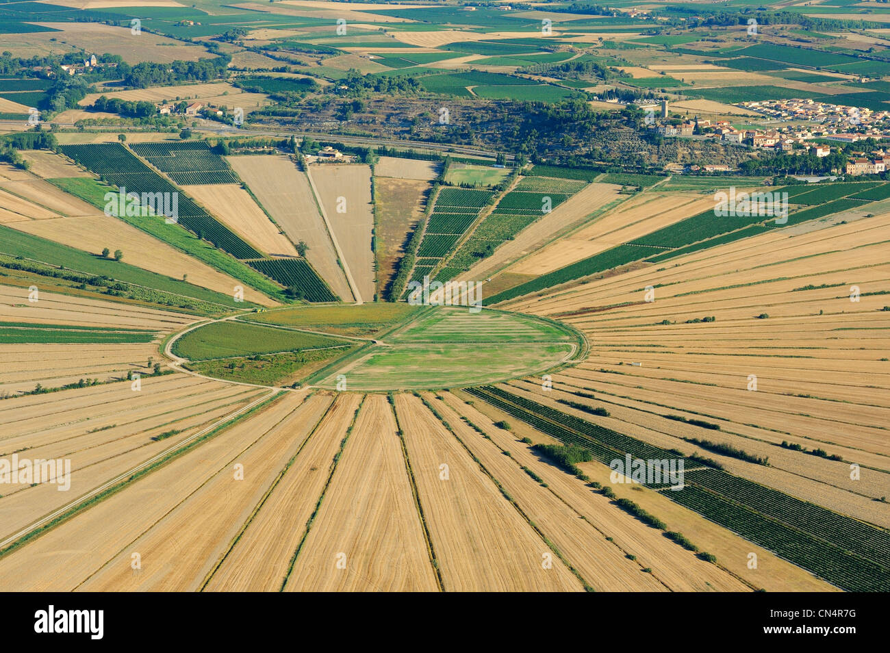 Frankreich, Herault, die ehemalige Etang de Montady, der alte Teich