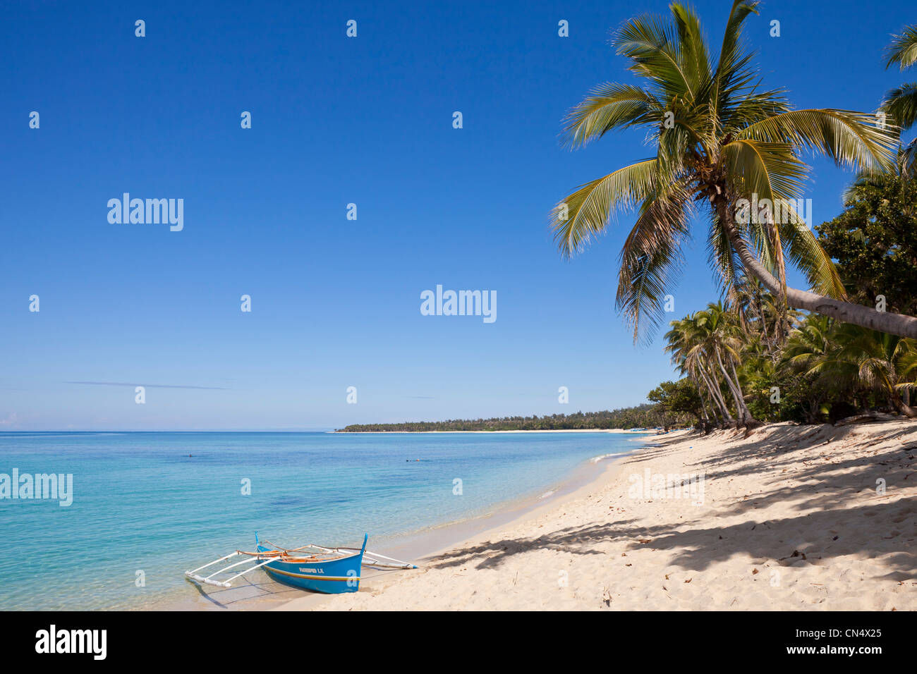 Philippinen, Luzon-Insel, Ilocos Norte, um Laoag, Pagudpud, Saud Strand Stockfoto