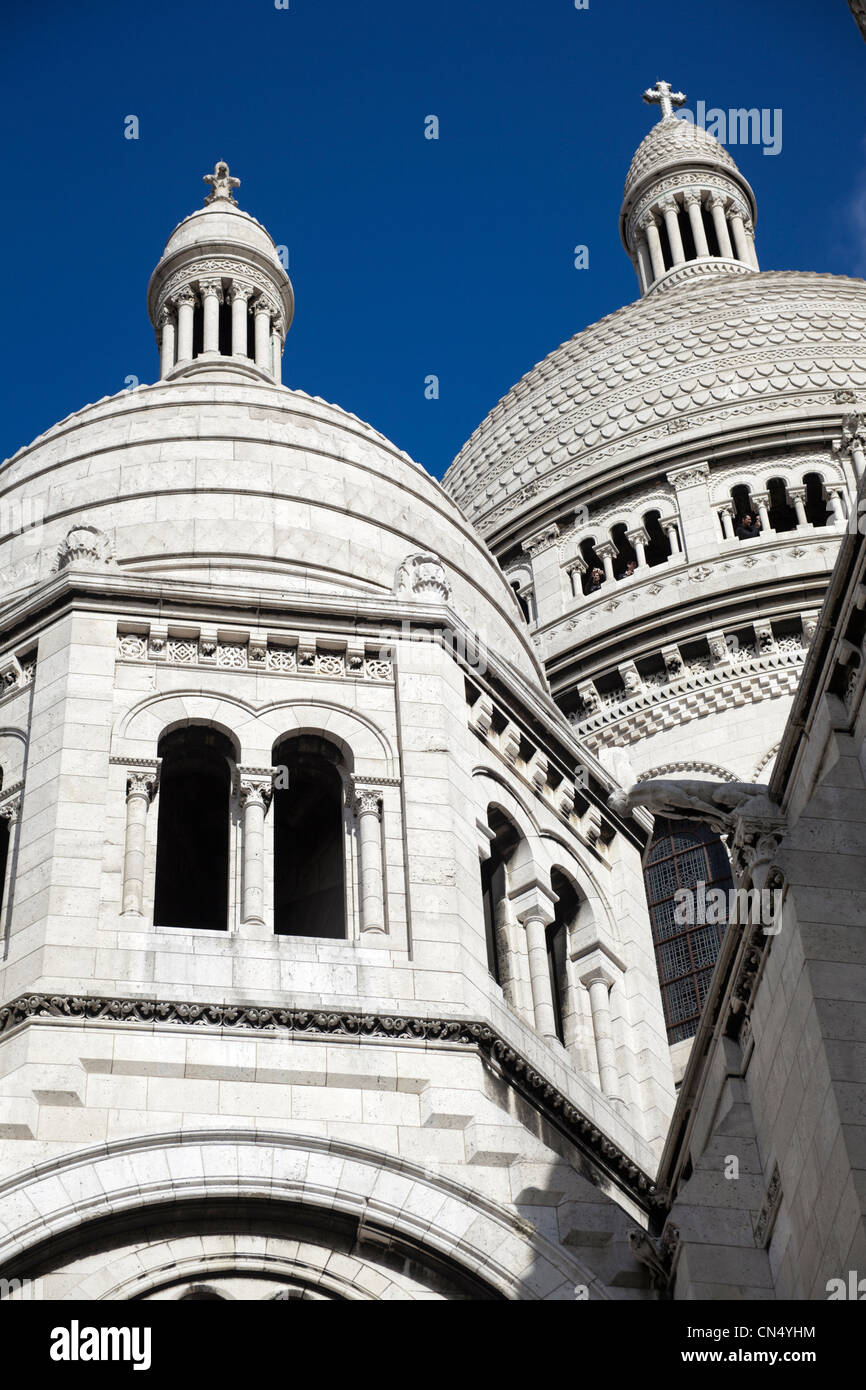 Basilika Sacre-Coeur, Montmartre, Paris, Frankreich Stockfoto