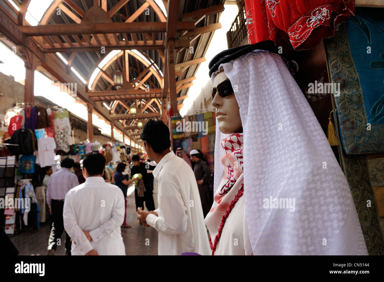 Vereinigte Arabische Emirate, Dubai, Souk von Bur Dubai Stockfoto