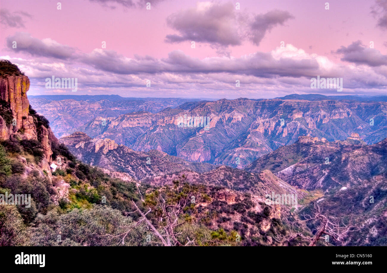 Mexikos Kupfer Canyon Stockfoto