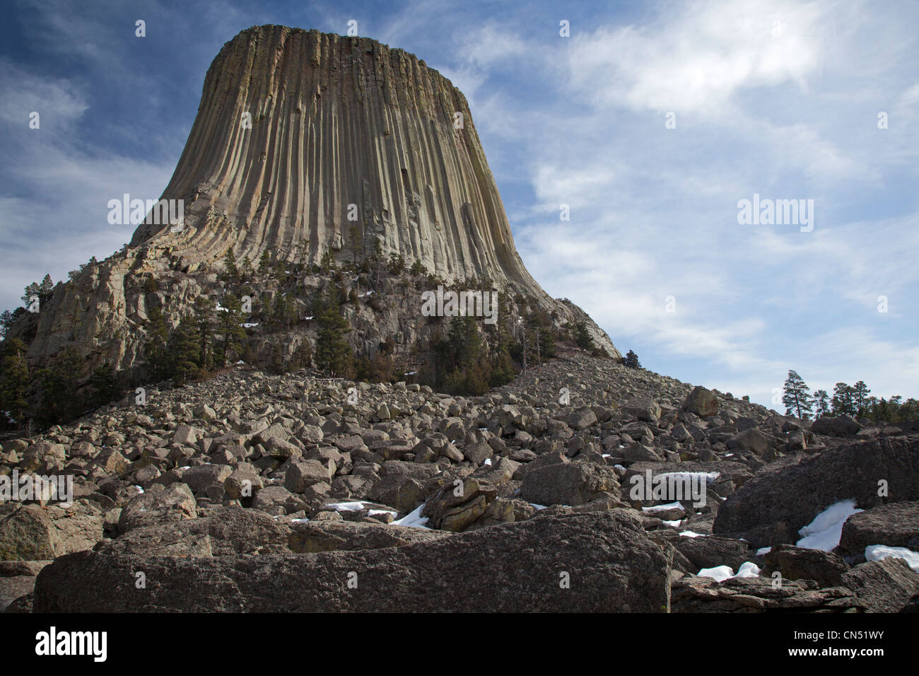 Devils Tower Stockfoto