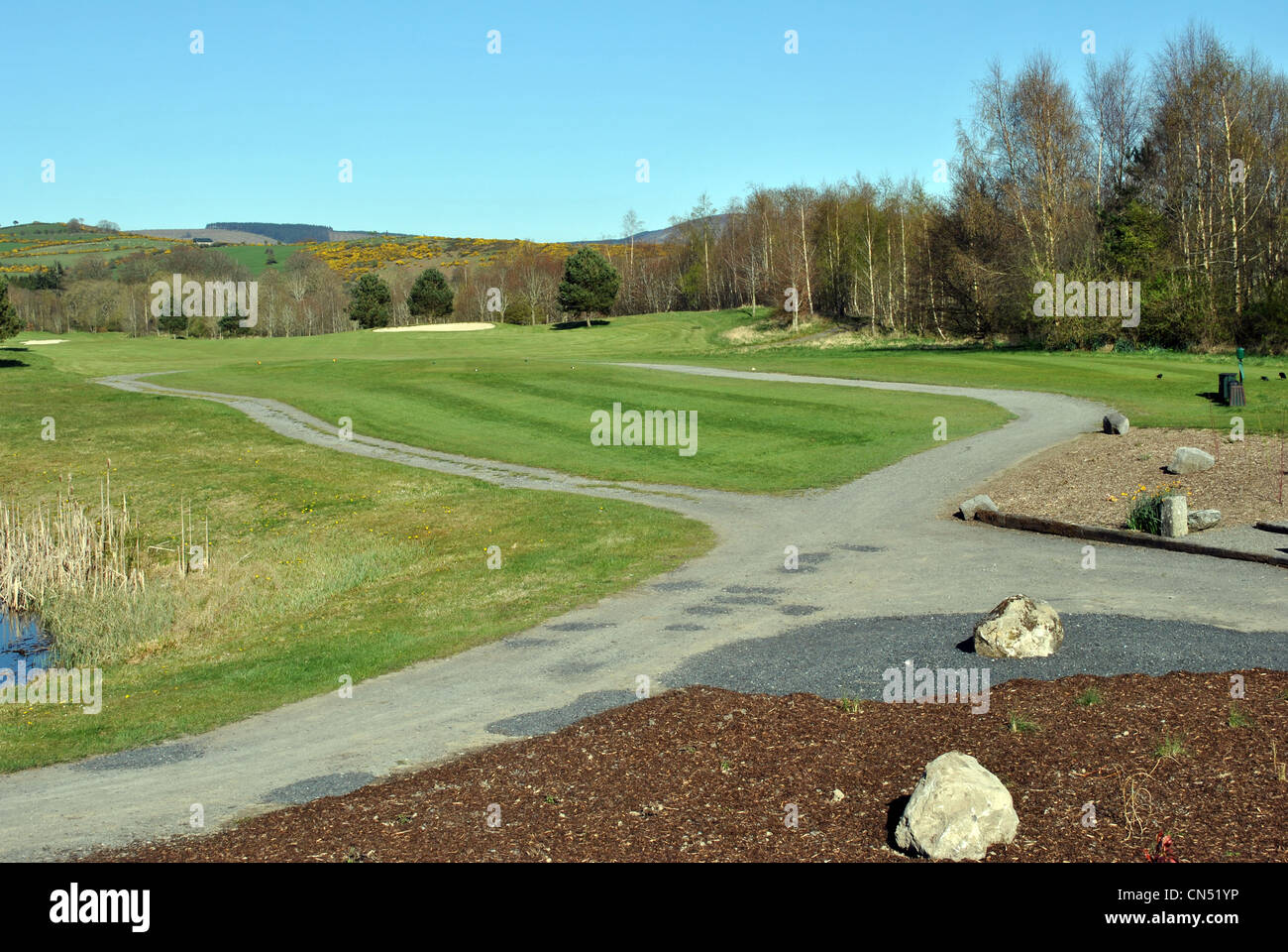 Parkland-Platz Stockfoto