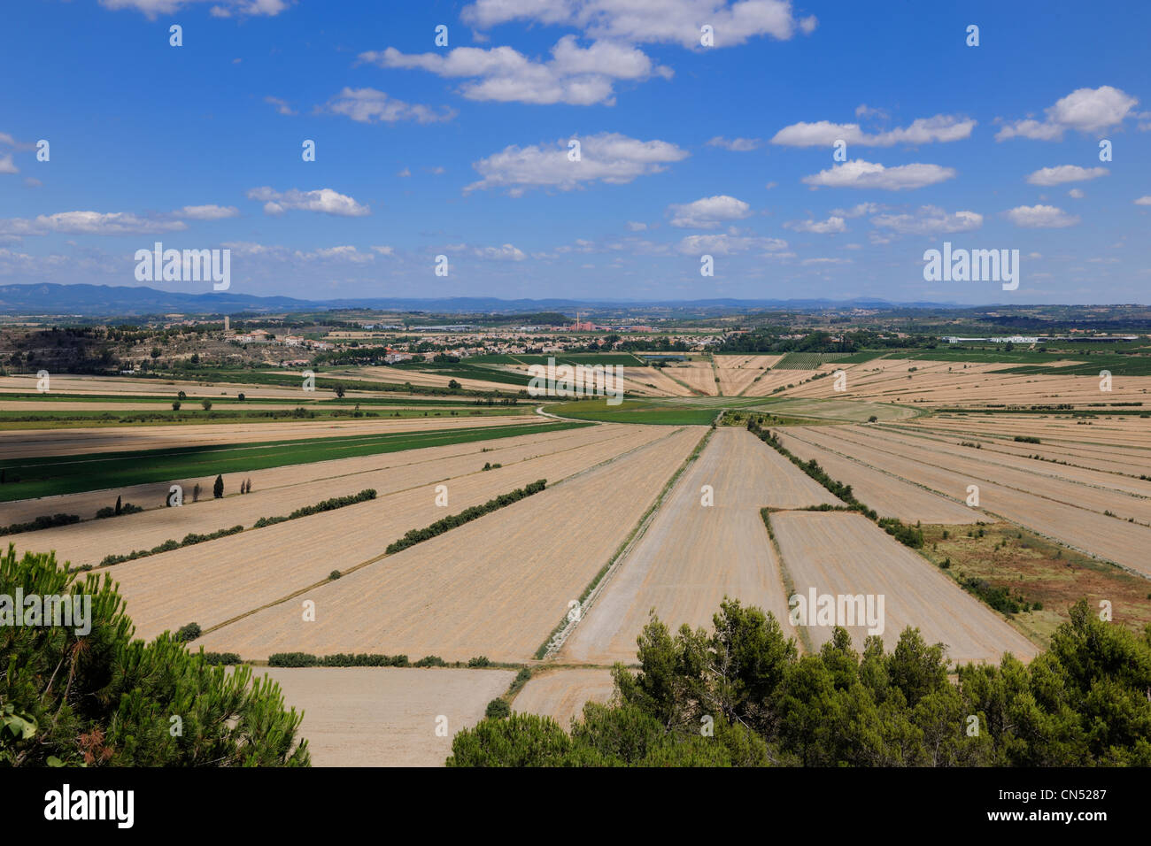 Frankreich, Herault, die ehemalige Etang de Montady, der alte Teich