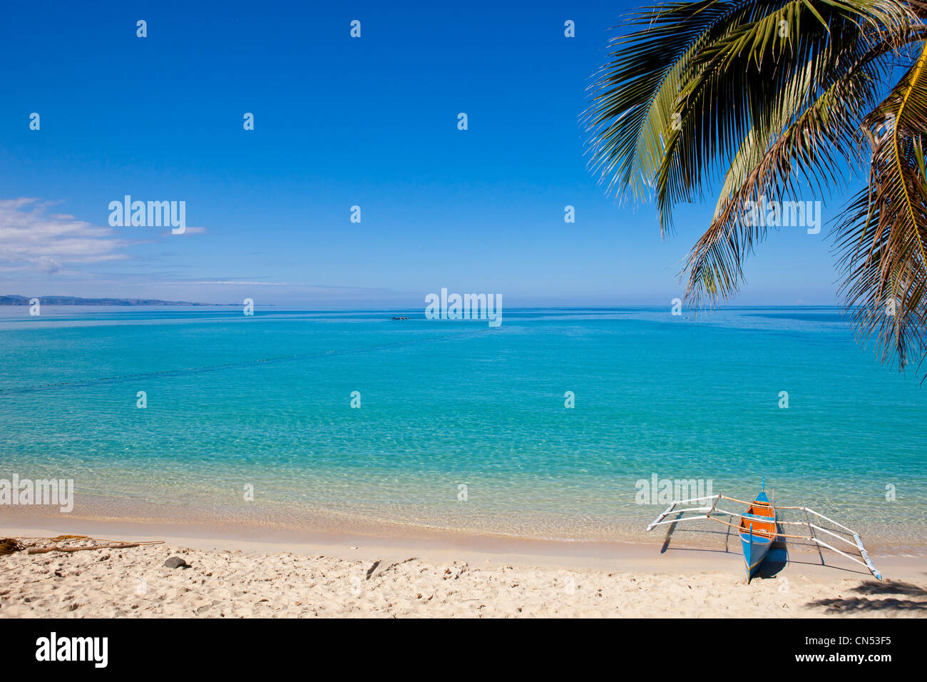 Philippinen, Luzon-Insel, Ilocos Norte, um Laoag, Pagudpud, Saud Strand Stockfoto