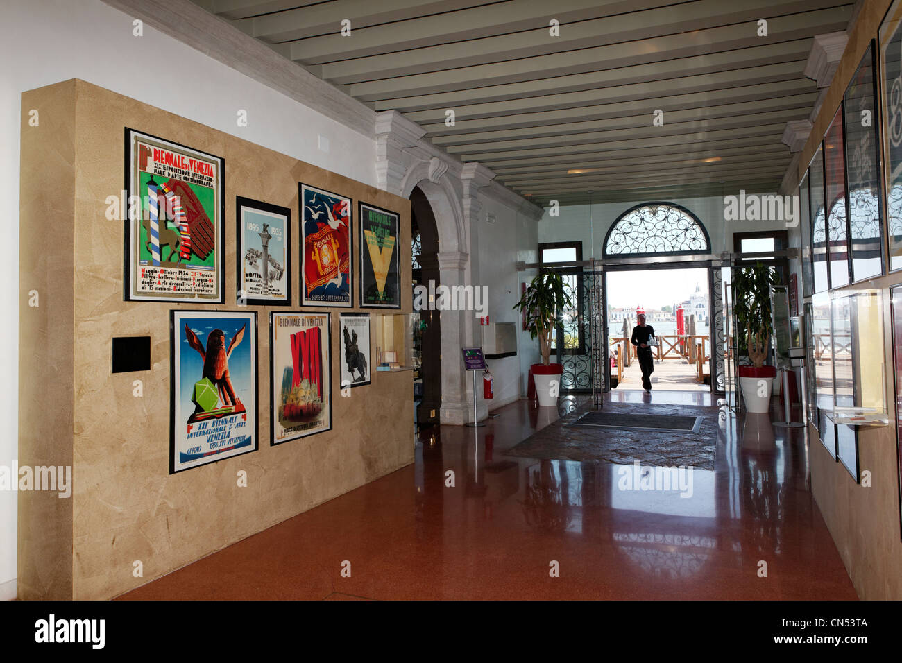 Italien, Venetien, Venedig, aufgeführt als Weltkulturerbe der UNESCO, San Marco Viertel, Ca' Giustinian Palast, Büro des Contemporaine Stockfoto