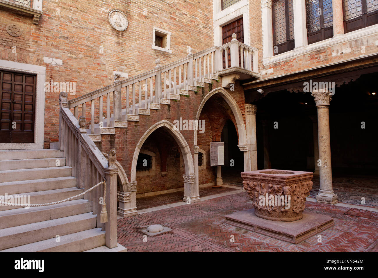 Italien, Venetien, Venedig, Weltkulturerbe der UNESCO, San Marco Viertel, Palazzo Ca'd ' Oro, Giogio Franchetti Fondation Stockfoto Italien, Venetien, Venedig, Weltkulturerbe der UNESCO, San Marco Viertel, Palazzo Ca'd ' Oro, Giogio Franchetti Fondation Stockfoto