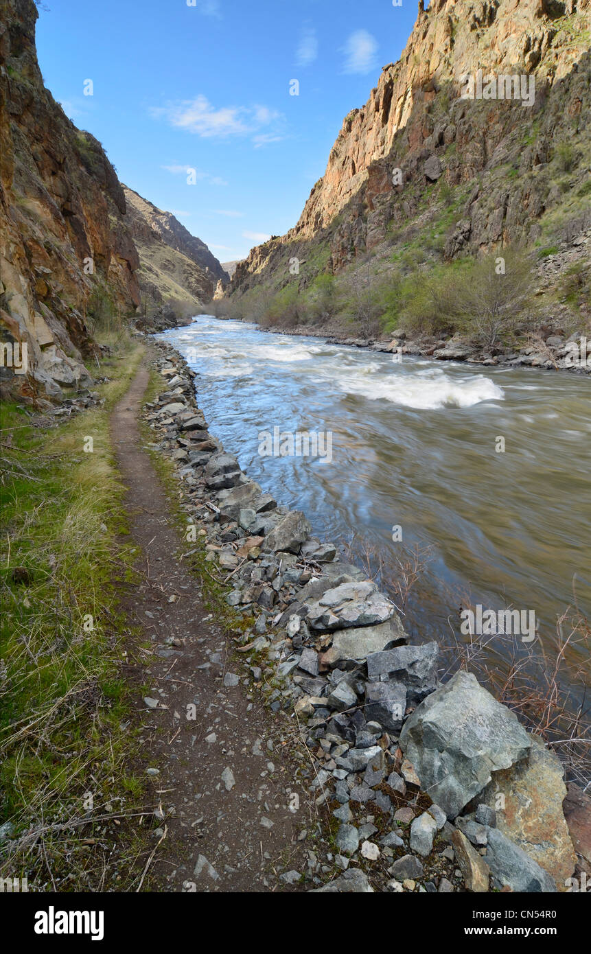 Imnaha River Trail, Hells Canyon, Oregon. Stockfoto