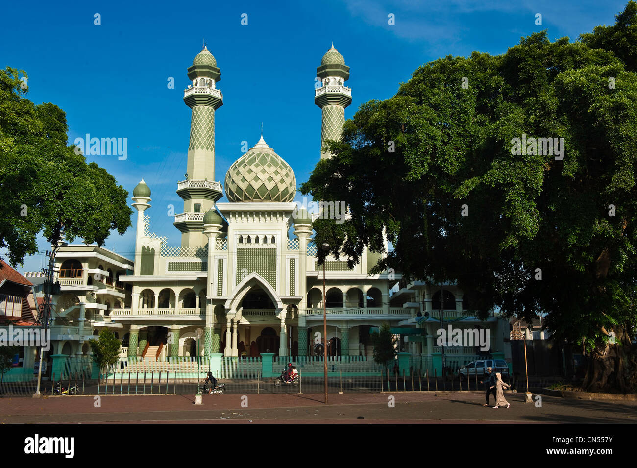 Indonesien, Java, East Java Provinz, Malang, Masjid Jami' Moschee Stockfoto