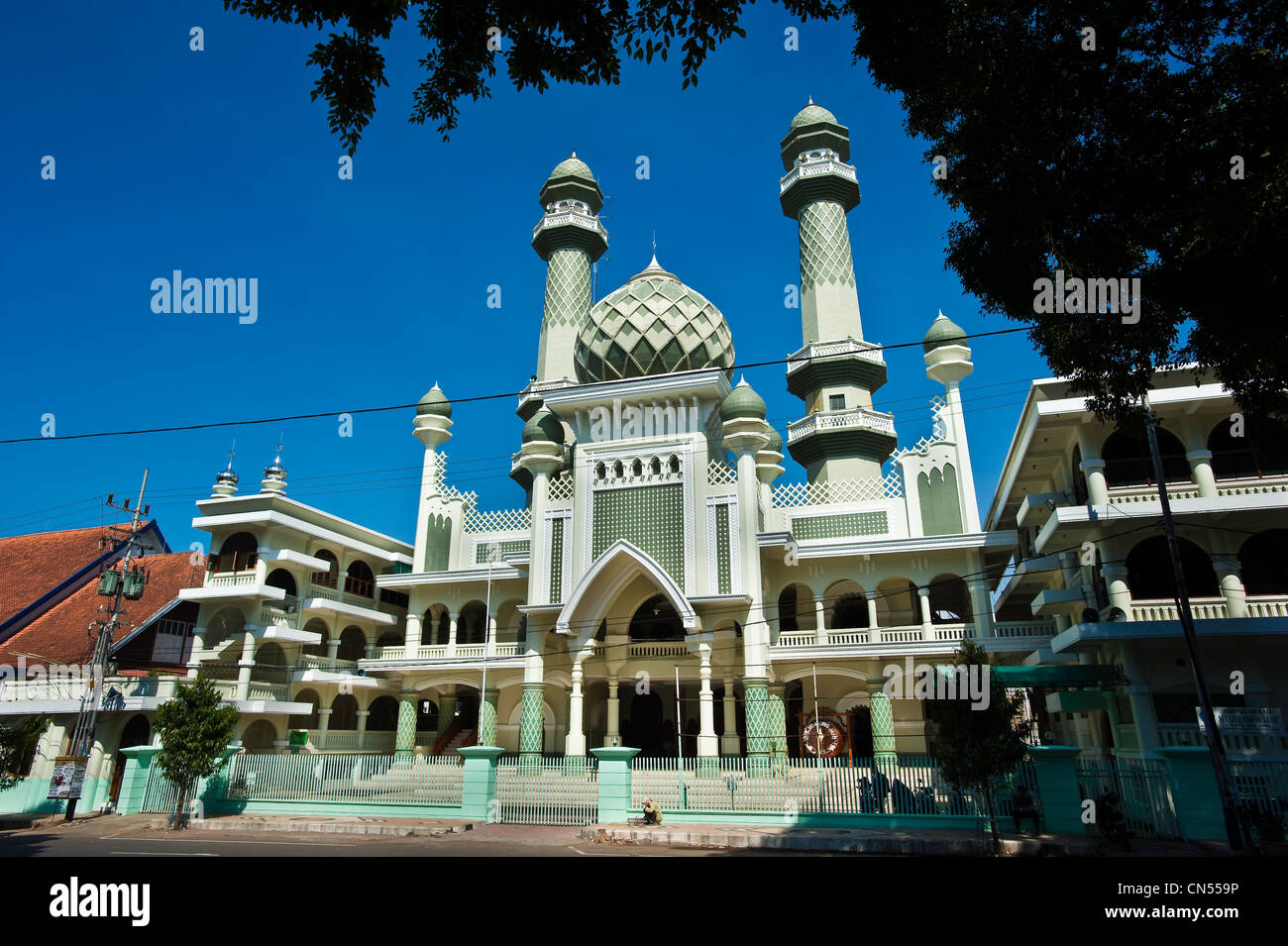 Indonesien, Java, East Java Provinz, Malang, Masjid Jami' Moschee Stockfoto