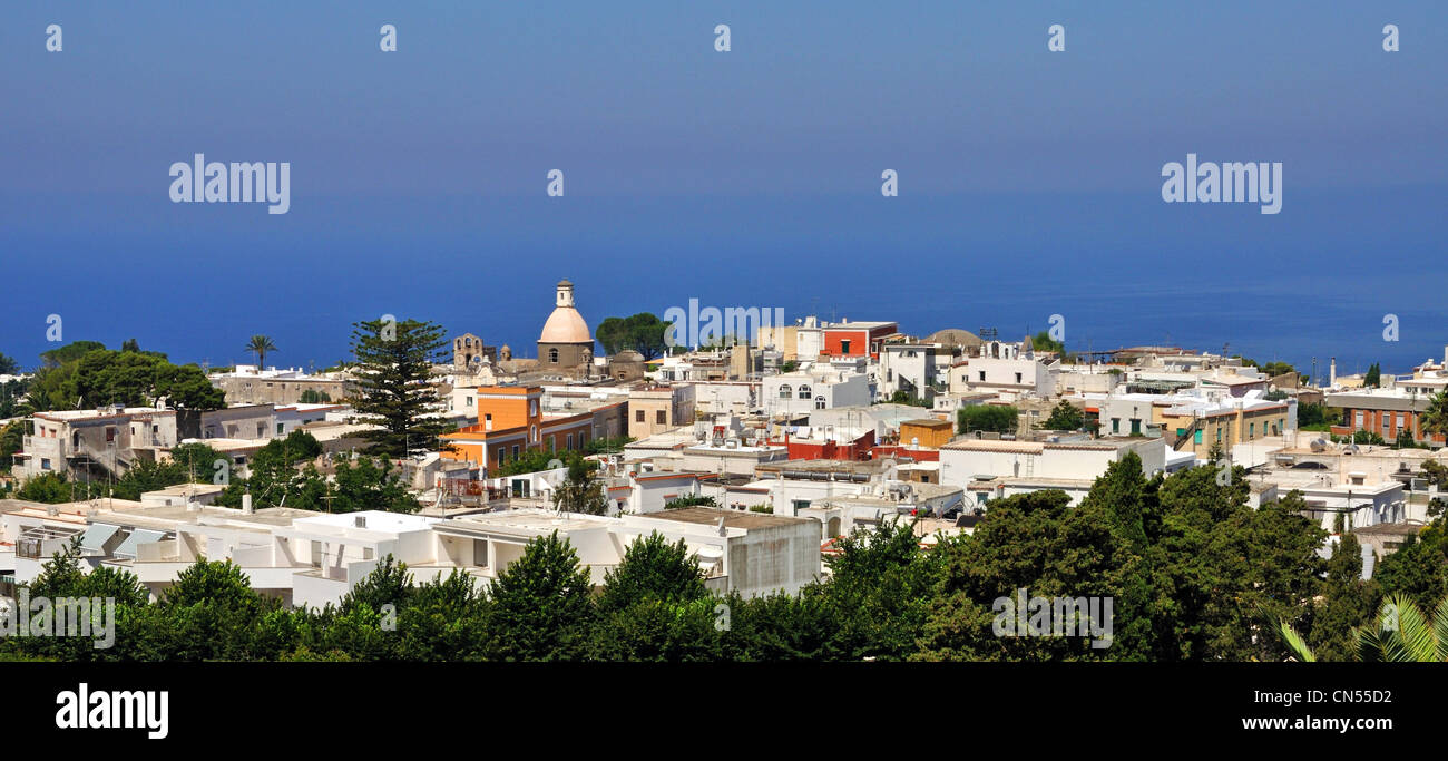 Anacapri Stadt Capri Italien Italia Stockfoto