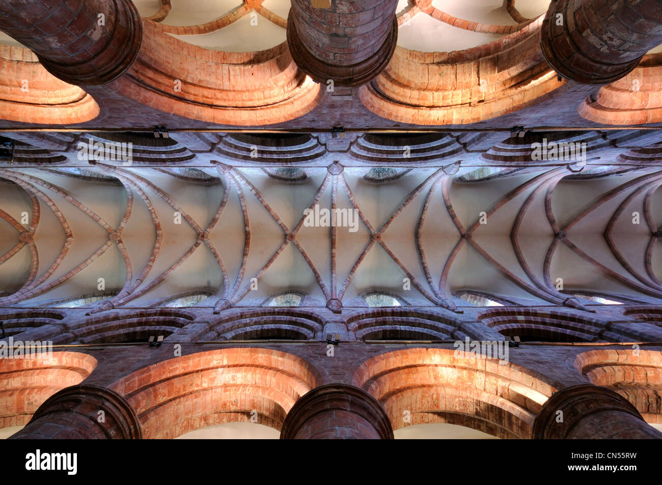 Die Decke der St. Magnus Cathedral, Kirkwall, Orkney Stockfoto