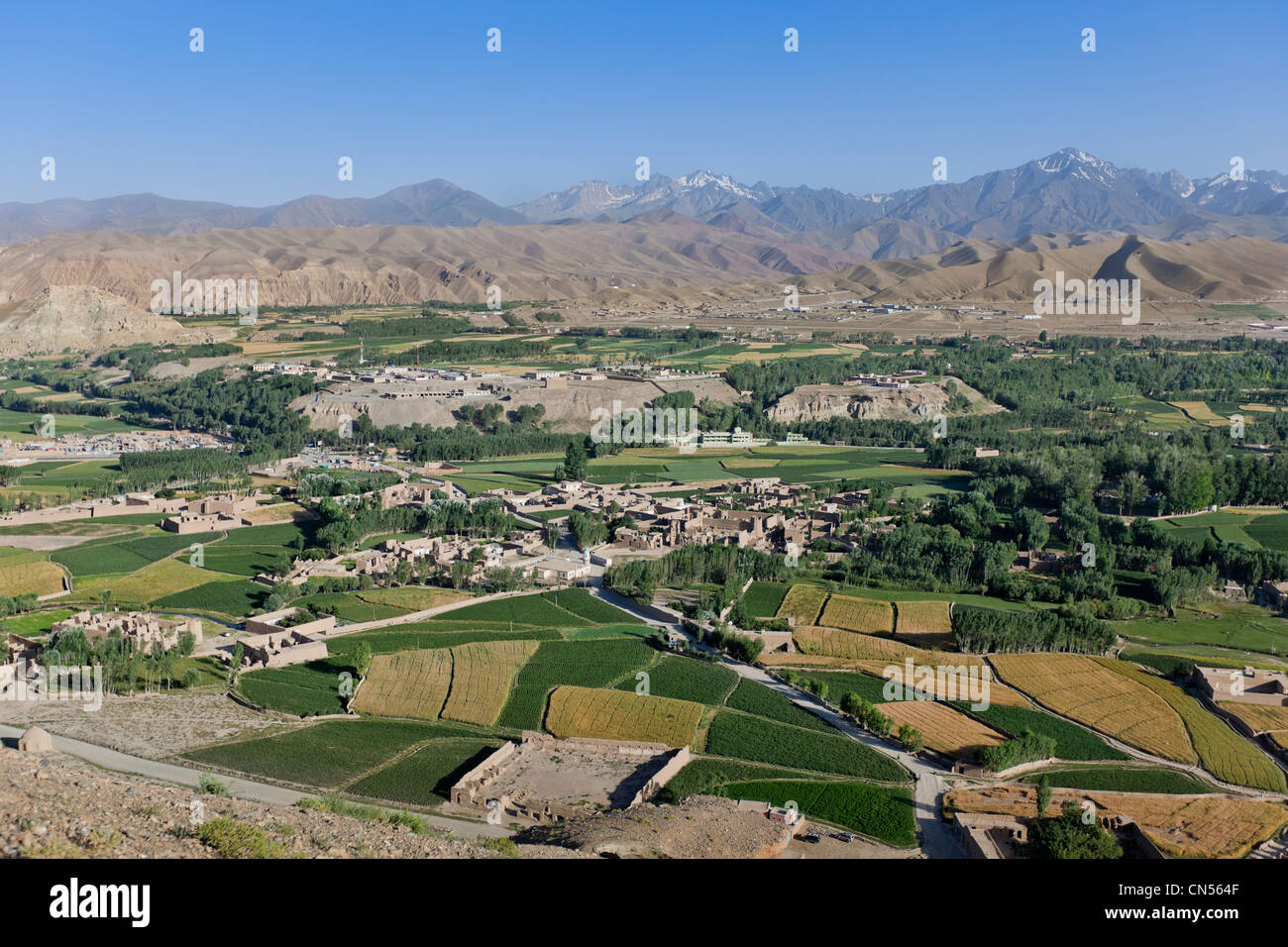 Afghanistan, Bamiyan Provinz Bamiyan, Kulturlandschaft und archäologische Funde im Bamiyan-Tal als Welt aufgeführt Stockfoto