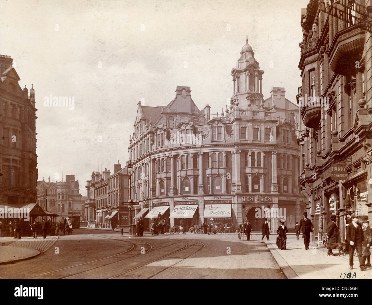 Princes Square, Wolverhampton, c 1910. Stockfoto