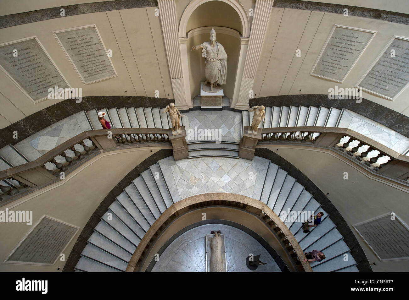 Italien, Kampanien, Neapel, Nationales Archäologisches Museum Stockfoto