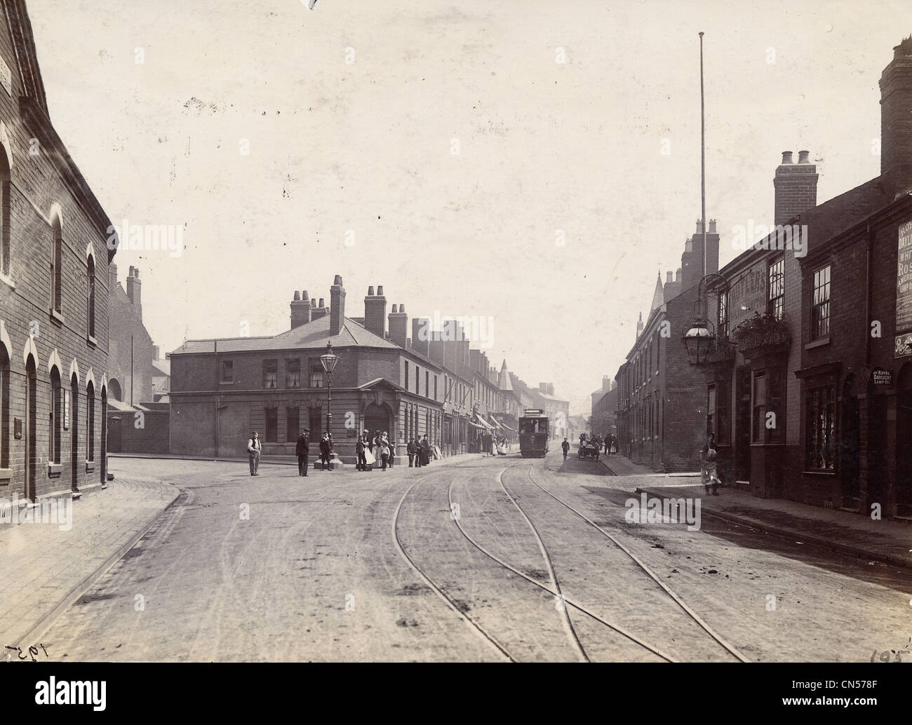 Birmingham Road, Heath Town, c 1910. Stockfoto