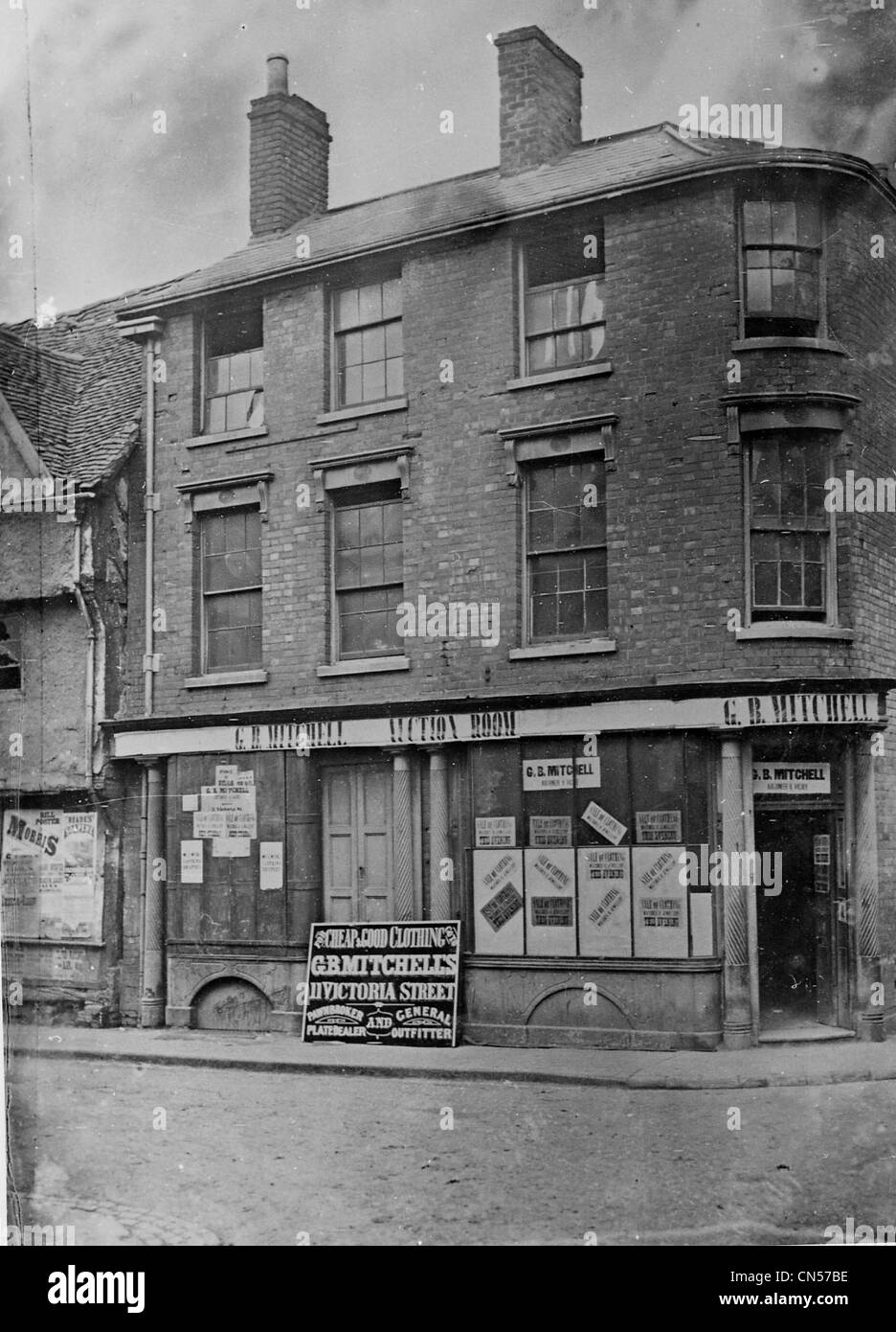 Victoria Street, Wolverhampton, Anfang des 20. Jahrhunderts. Stockfoto
