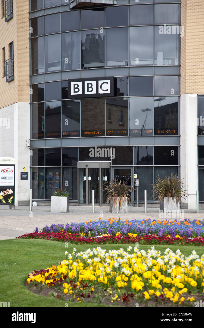Die BBC Gebäude und Open Centre an Kapelle St, Queens Gardens, Hull Stockfoto