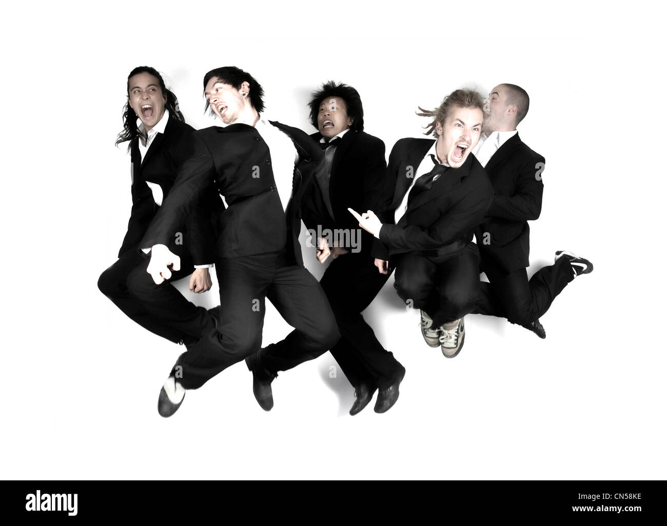 Dynion Profi männlich Dance Company im Grand Theatre in Swansea, Großbritannien. Stockfoto