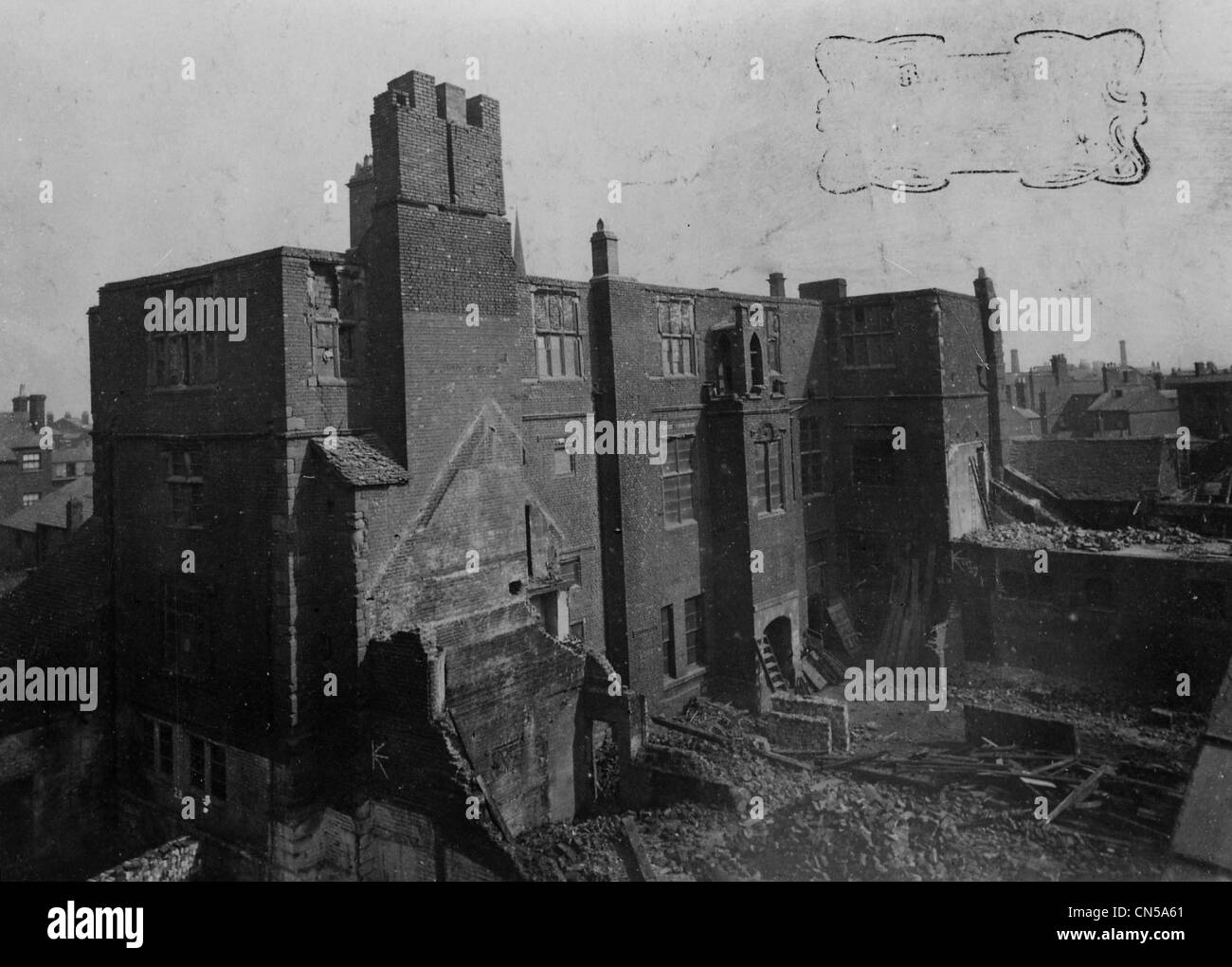 Old Hall Street, Wolverhampton, Anfang des 20. Jahrhunderts. Stockfoto