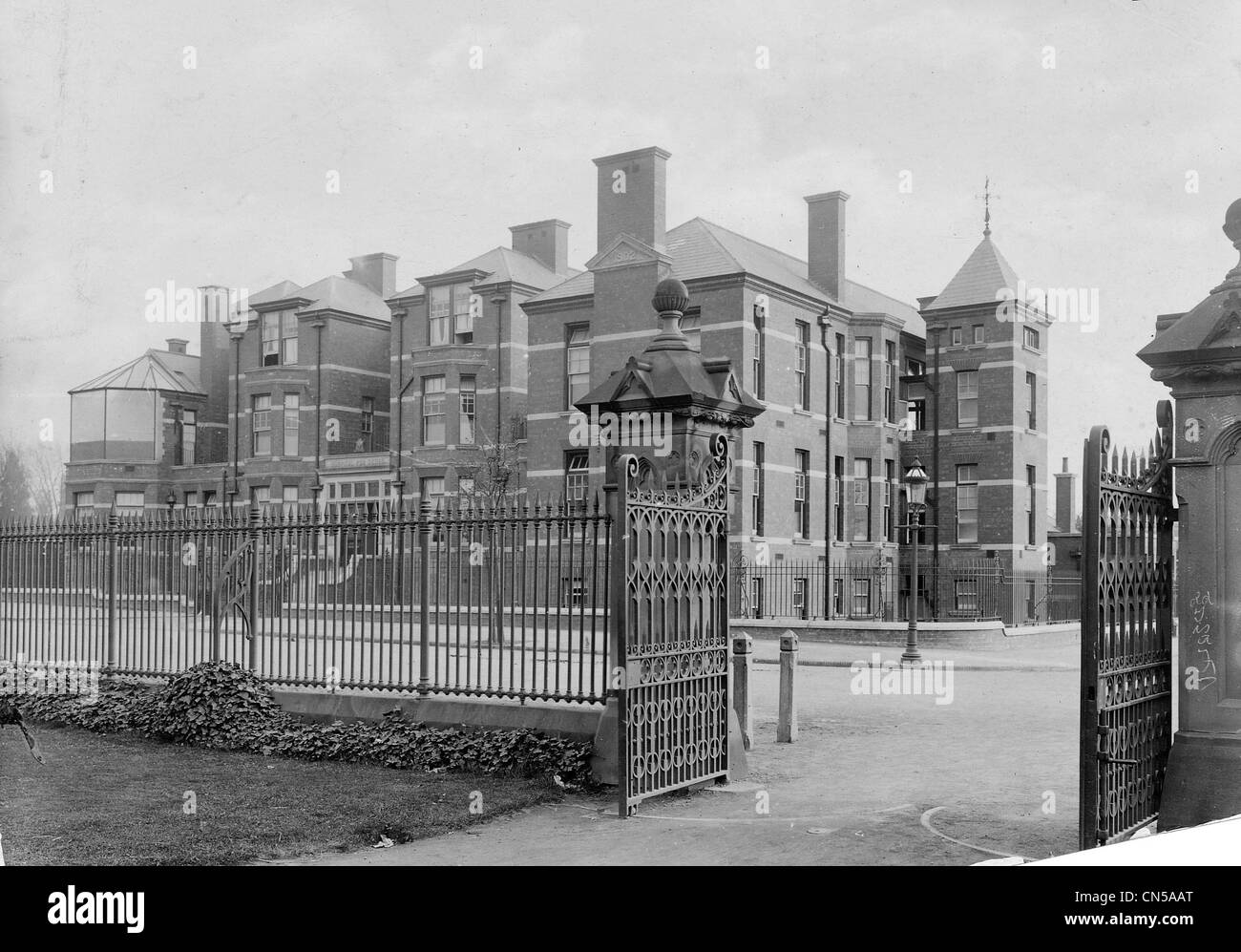 Wolverhampton und Kreiskrankenhaus für Frauen, Park Road West, Wolverhampton, c 1910. Stockfoto