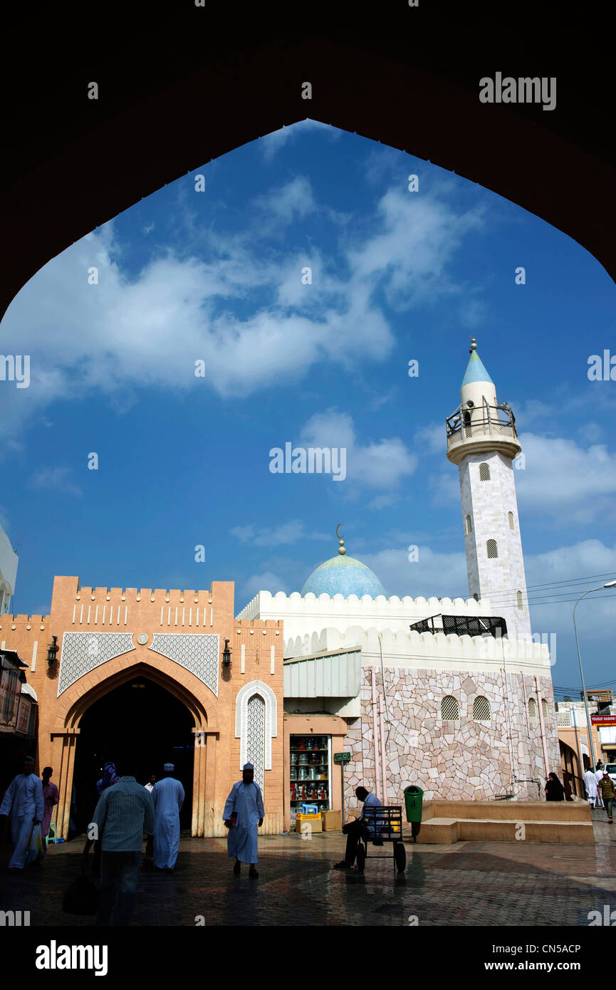 Sultanat von Oman, Maskat, Muttrah Corniche, Muttrah souk Stockfoto