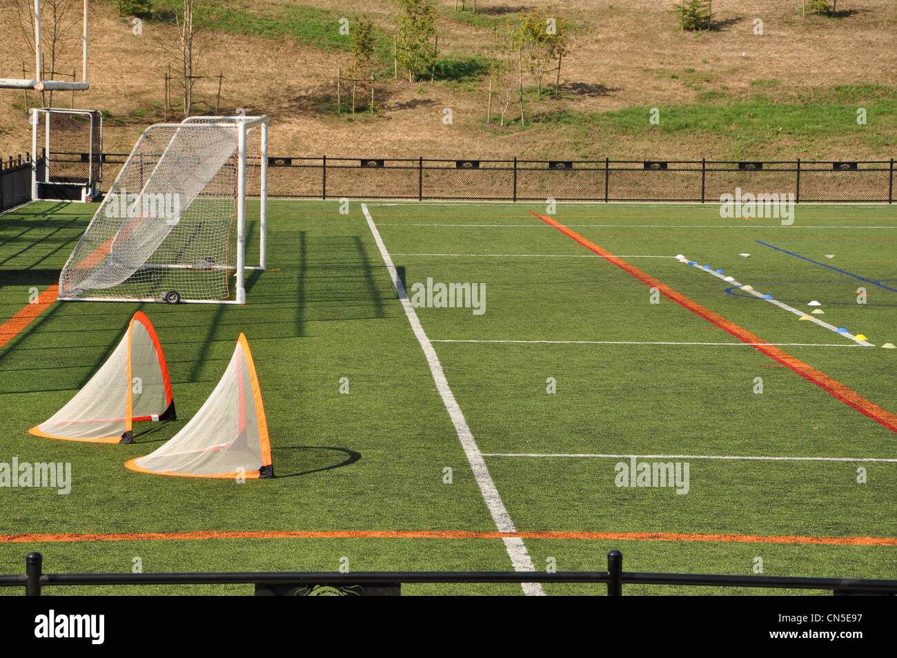 Sport-Spielfeld Stockfoto