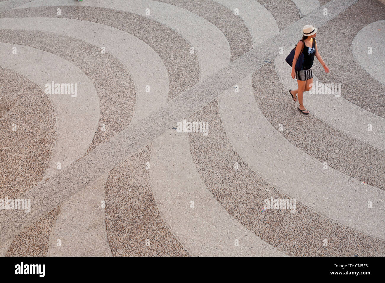 Israel, Tel Aviv, Lahat Promenade Stockfoto