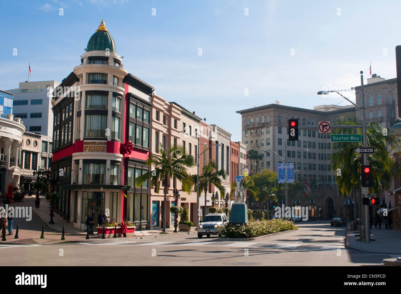 USA, California, Los Angeles, Beverly Hills, Rodeo Drive Stockfoto