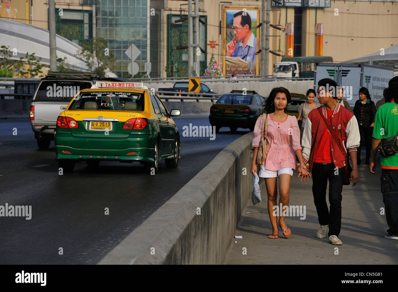 Thailand, Bangkok, Verkehr Stockfoto