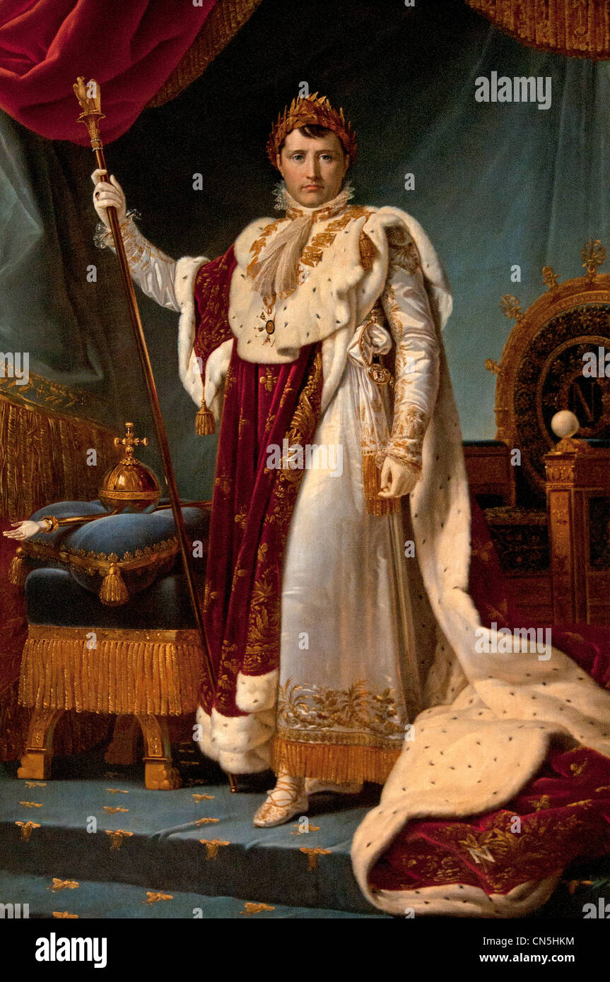 Französische Kaiser Napoleon Bonaparte I durch Francois Pascal Simon Gérard 1770-1837 Frankreich Stockfoto