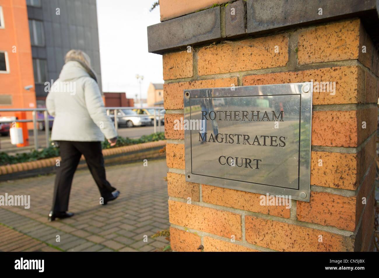 Rotherham Magistrates Court Stockfoto