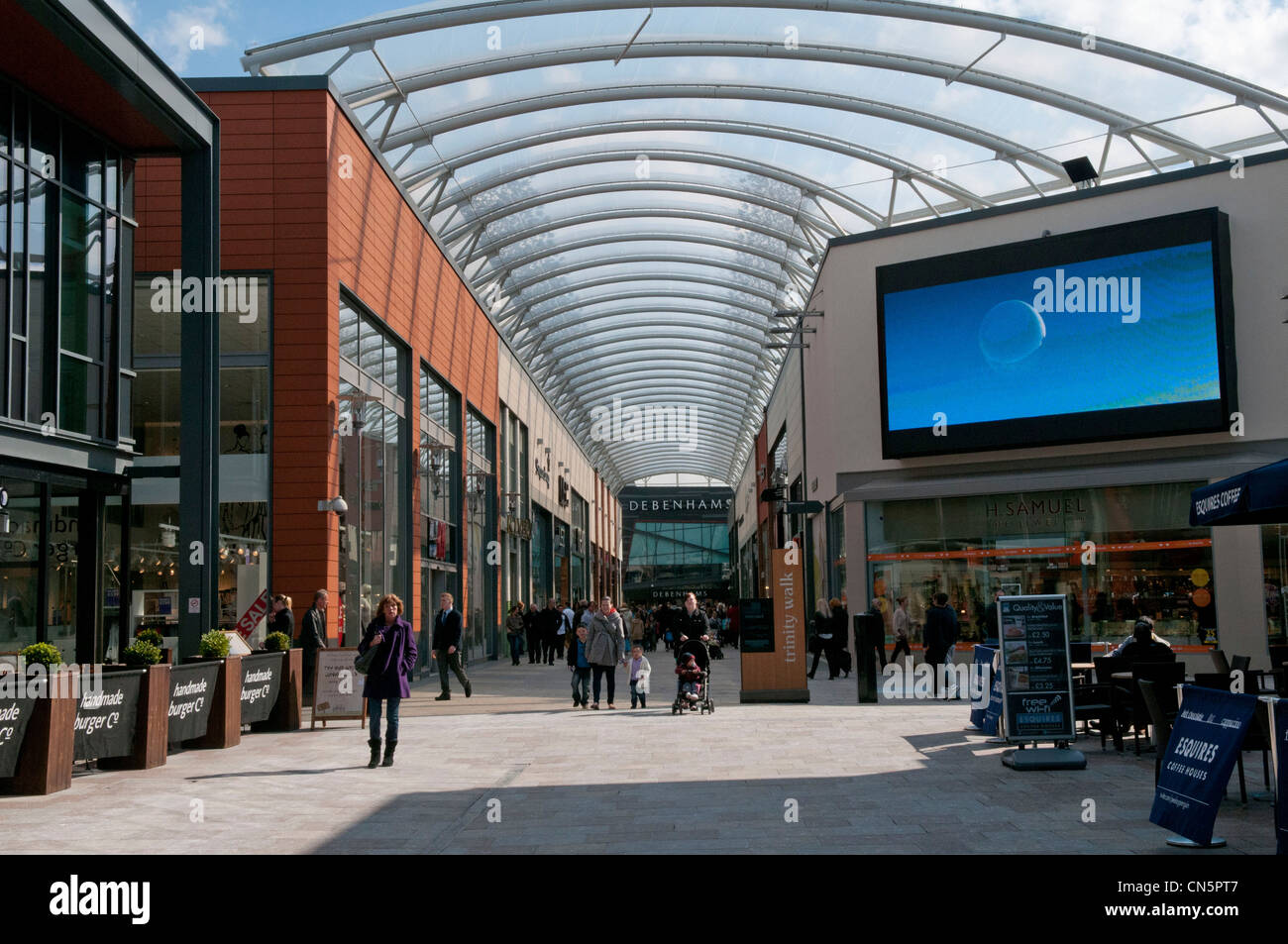 Trinity Spaziergang, Wakefield Stockfoto