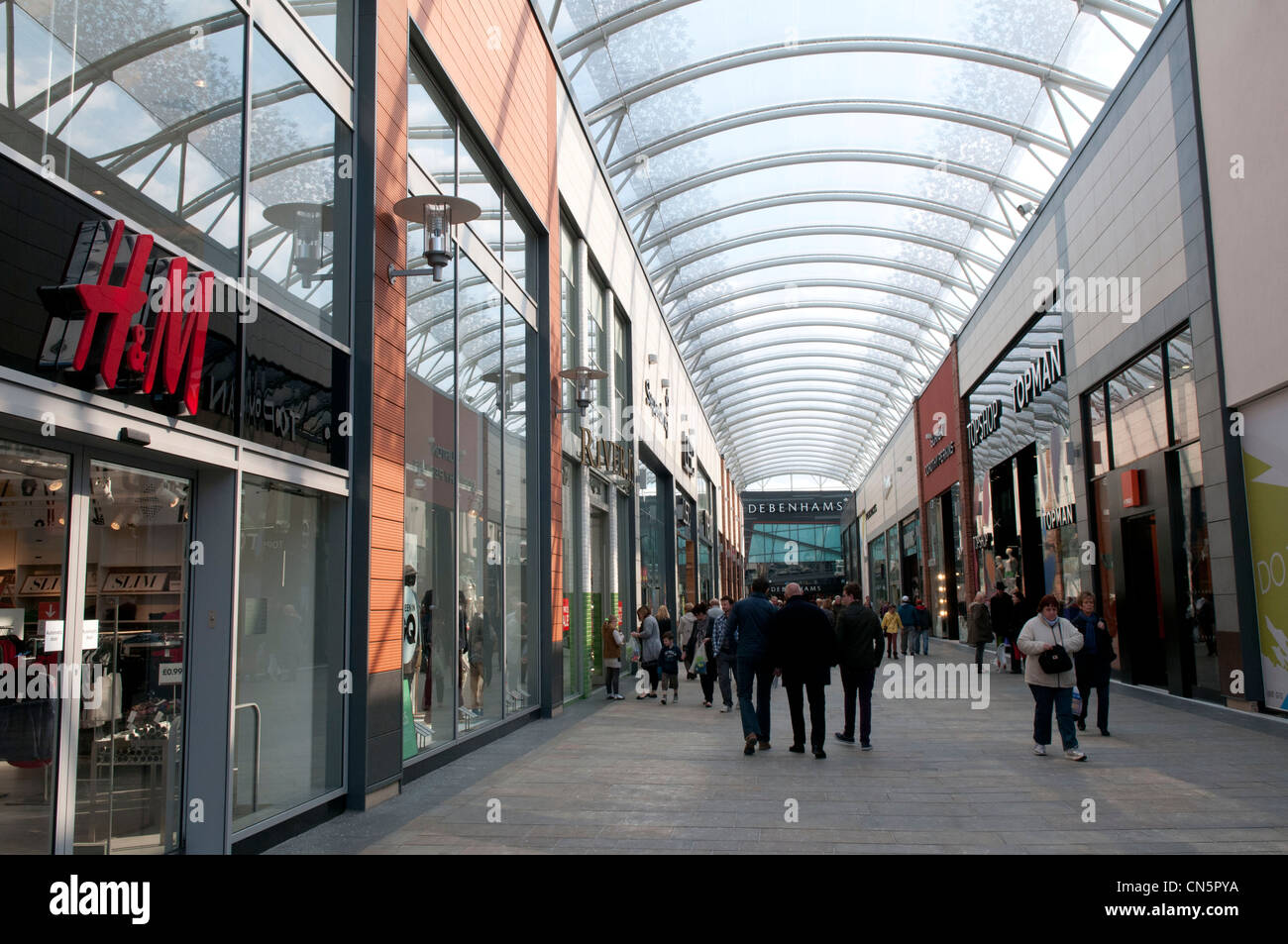 Trinity Spaziergang, Wakefield Stockfoto