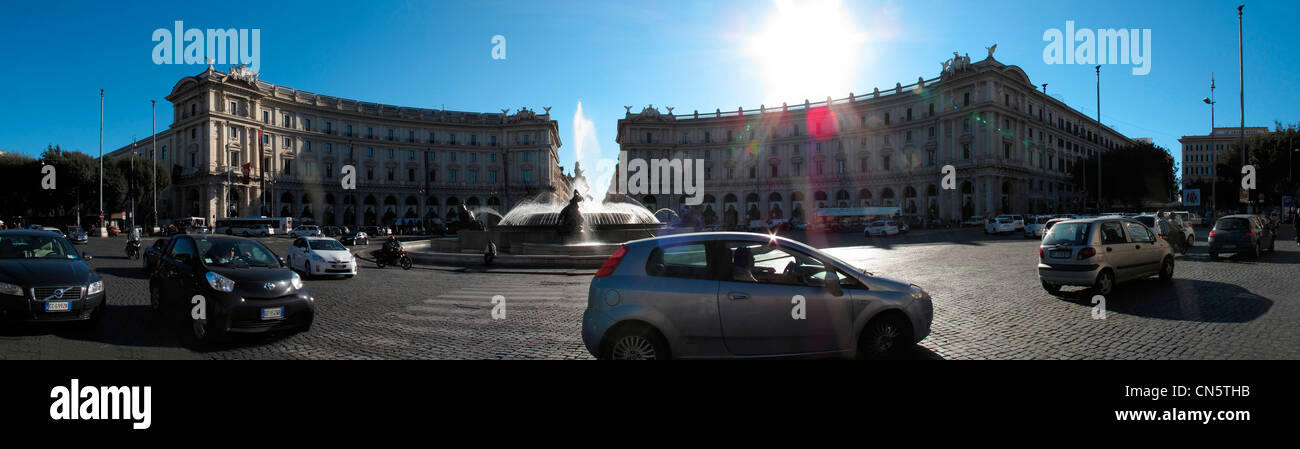 Italien Rom Brunnenplatz in der Nähe von Kathedrale Stockfoto
