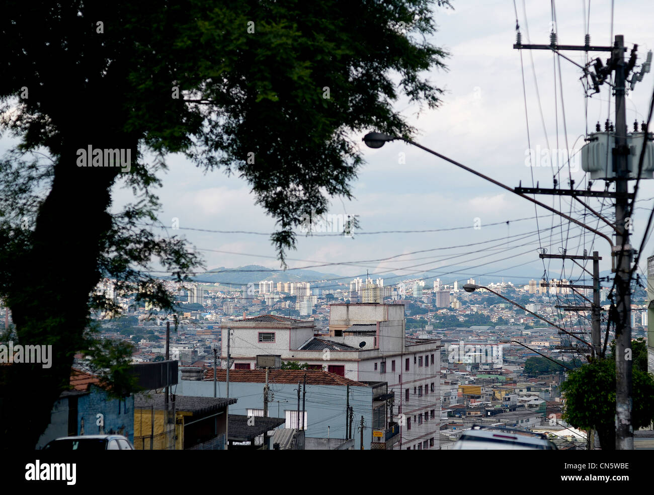 Brasilien, Sao Paulo, feature: São Paulo vertraulich, Hight-Blick auf die Stadt Stockfoto
