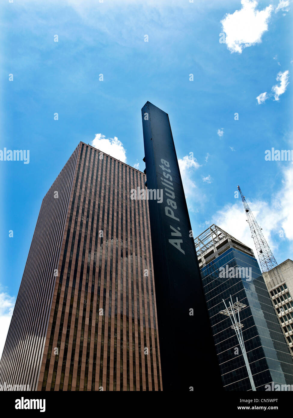 Brasilien, Sao Paulo, feature: São Paulo vertraulich, Avenida Paulista, Wolkenkratzer Stockfoto