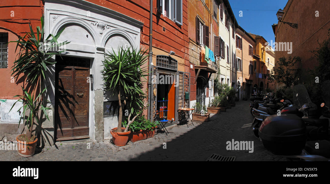 Italien Rom Trastevere Viertel Stockfoto