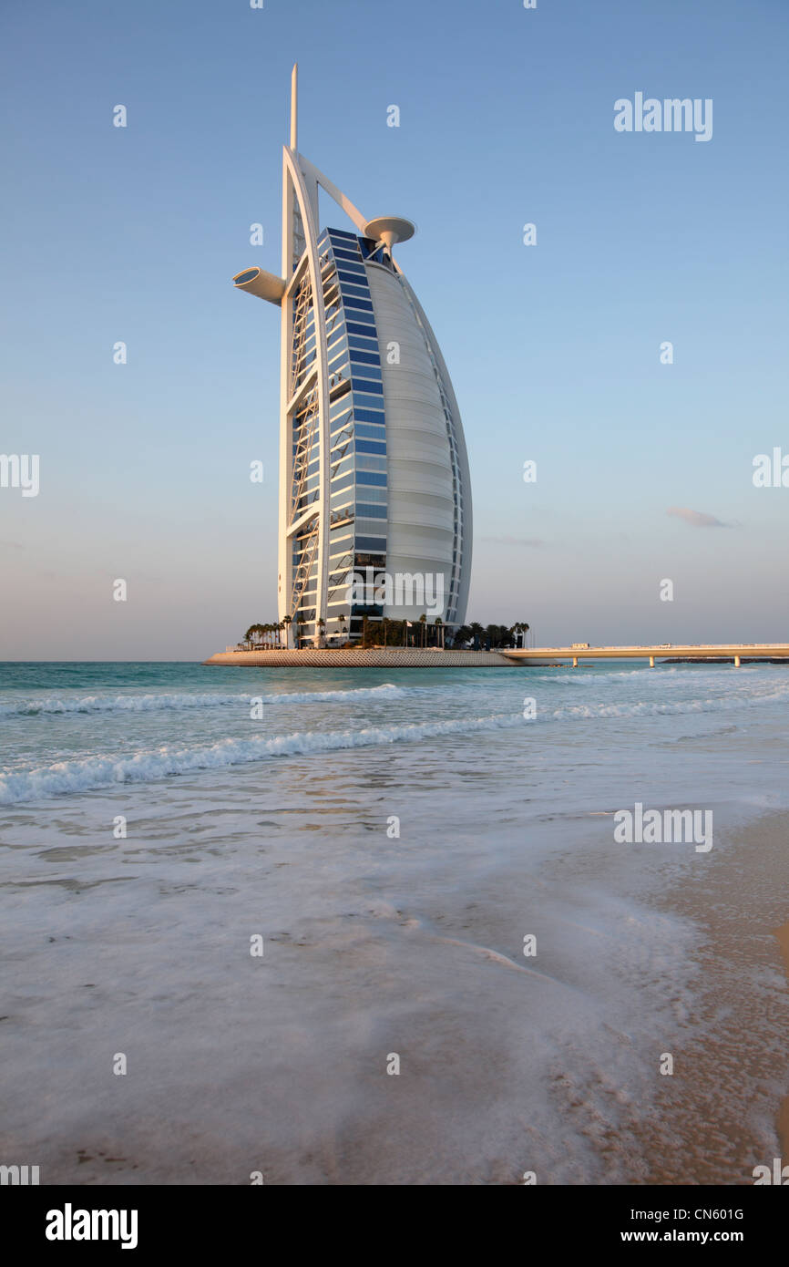 Hotel Burj Al Arab, Dubai, Vereinigte Arabische Emirate Stockfoto