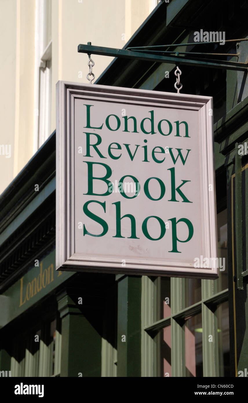 Die London Review Buchhandlung begraben Place, London, UK Stockfoto