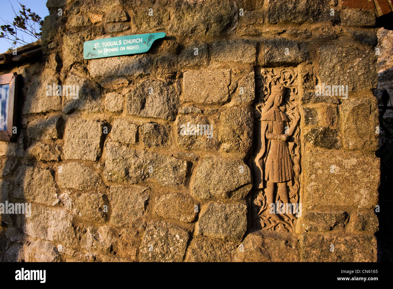 Vereinigtes Königreich, Kanalinseln, Insel Herm, St Tuguals Kirche Stockfoto
