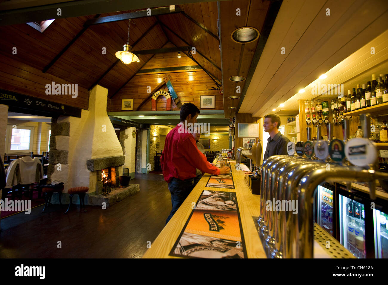 Vereinigtes Königreich, Kanalinseln, Herm Island, die Meerjungfrau-Pub Stockfoto