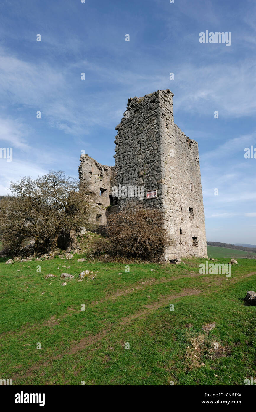 Arnside Tower Cumbria Stockfoto