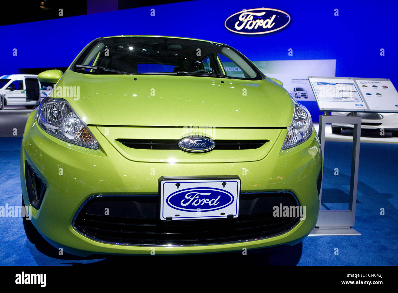 Ford Focus auf der Auto Show 2012 Washington. Stockfoto