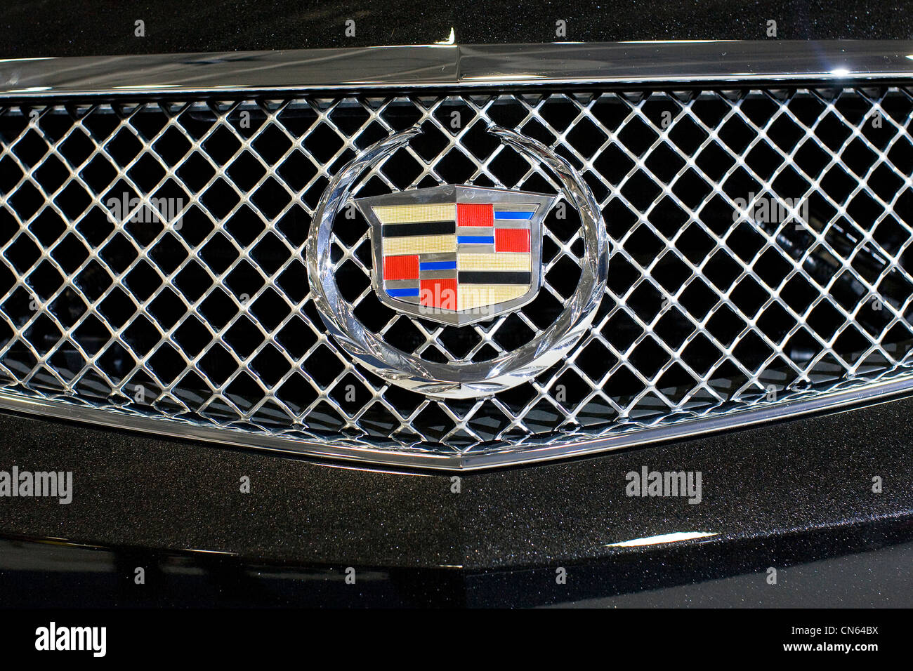 Ein Cadillac auf dem Display an der Washington Auto Show 2012. Stockfoto